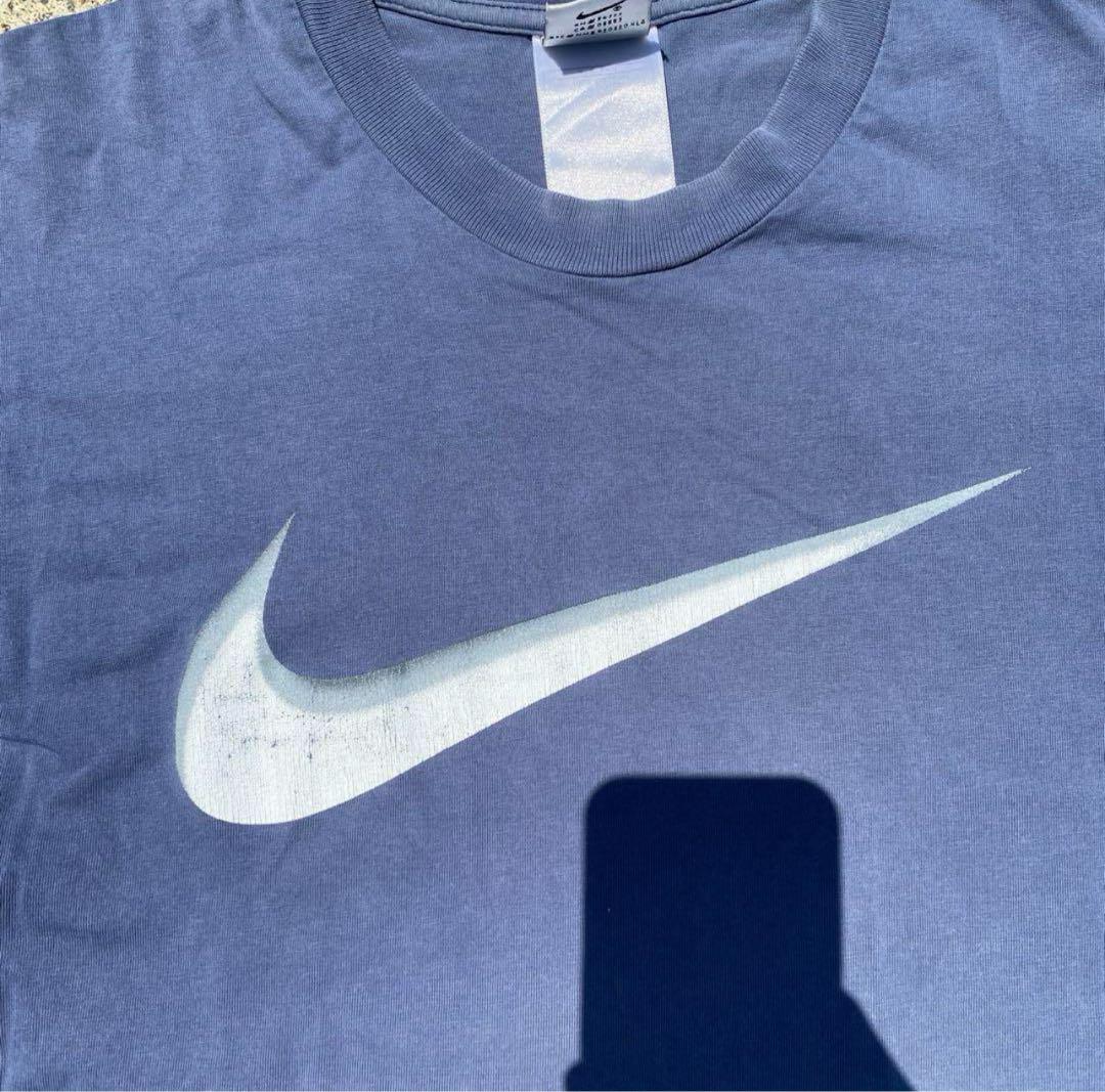 NIKE 90s big swoosh t-shirt archive y2k - メルカリ