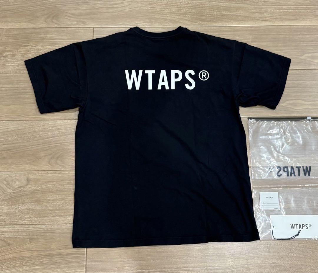 WTAPS STANDART Tシャツ　Lサイズ　ネイビー　ダブルタップス