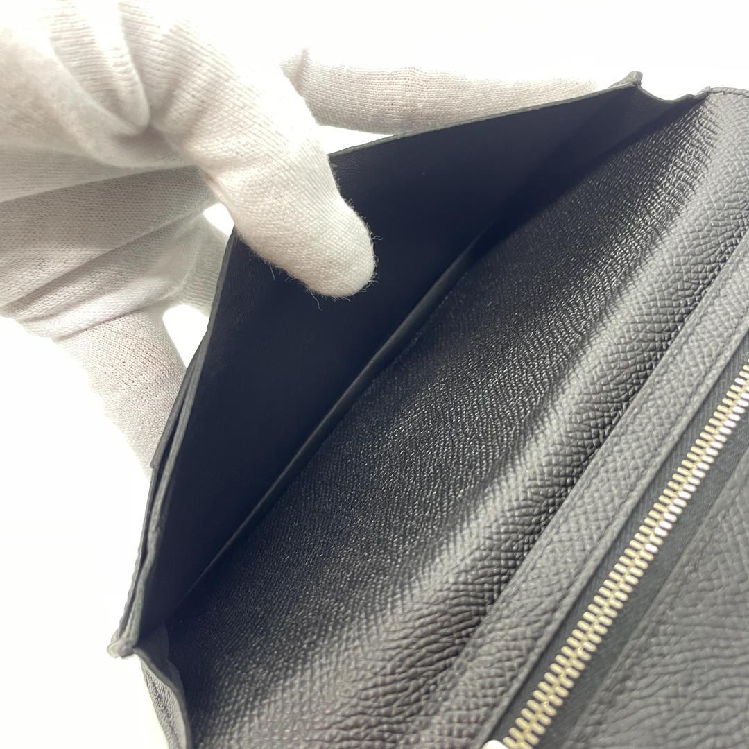 528】HERMES/エルメス べアンスフレ 二つ折り 長財布 ウォレット X刻