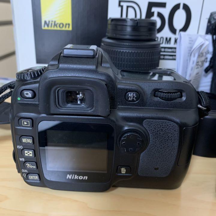 ニコン おまけ付き❣️ 一眼レフ 望遠レンズ pt0dh-m13260124747 D50 ダブルズームキット 通販国産
