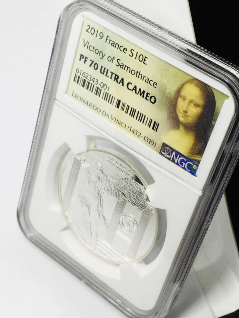2019 フランス10ユーロ モダンコイン ルーブル NGC PF70UCAM