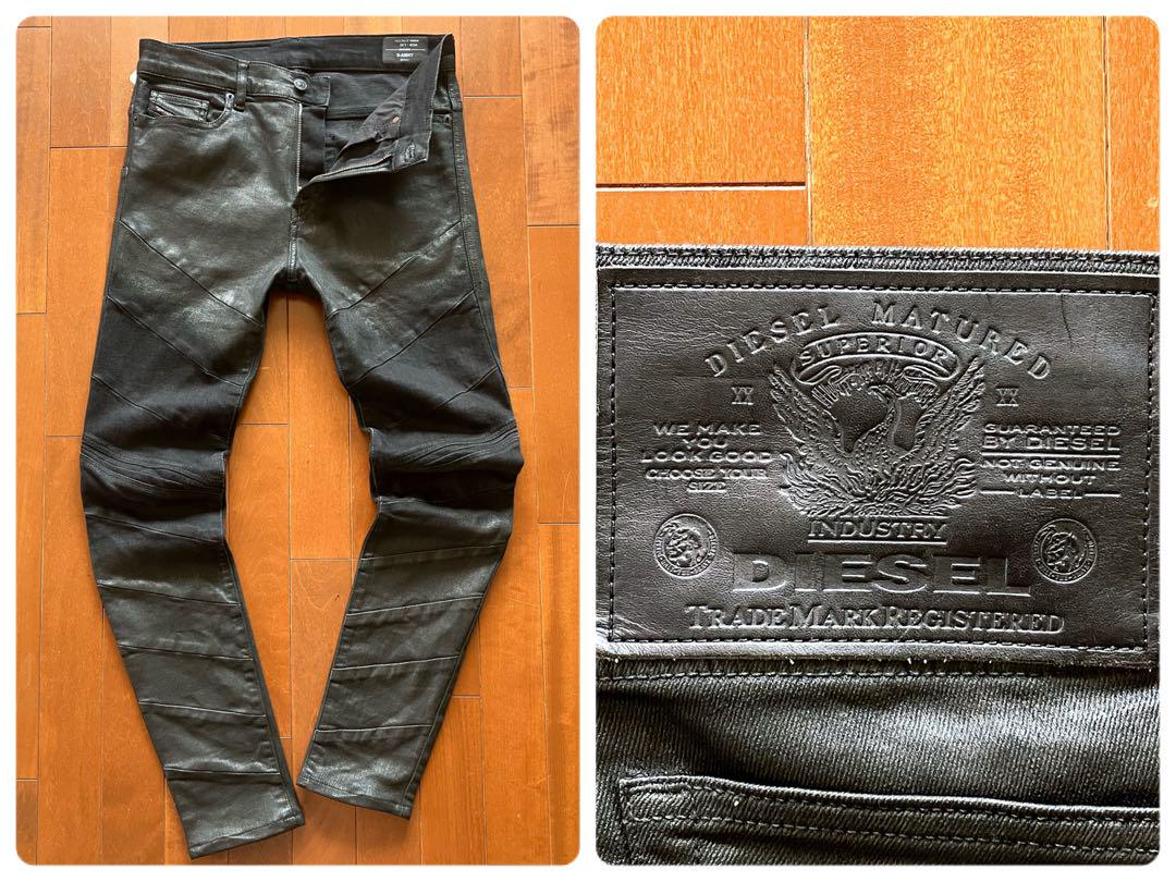 ★美品！DIESEL D-AMNY 009RA ブラックコーティング スキニー