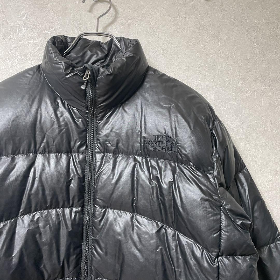 【美品】ノースフェイス ダウンジャケット メンズM ブラック SUMMIT