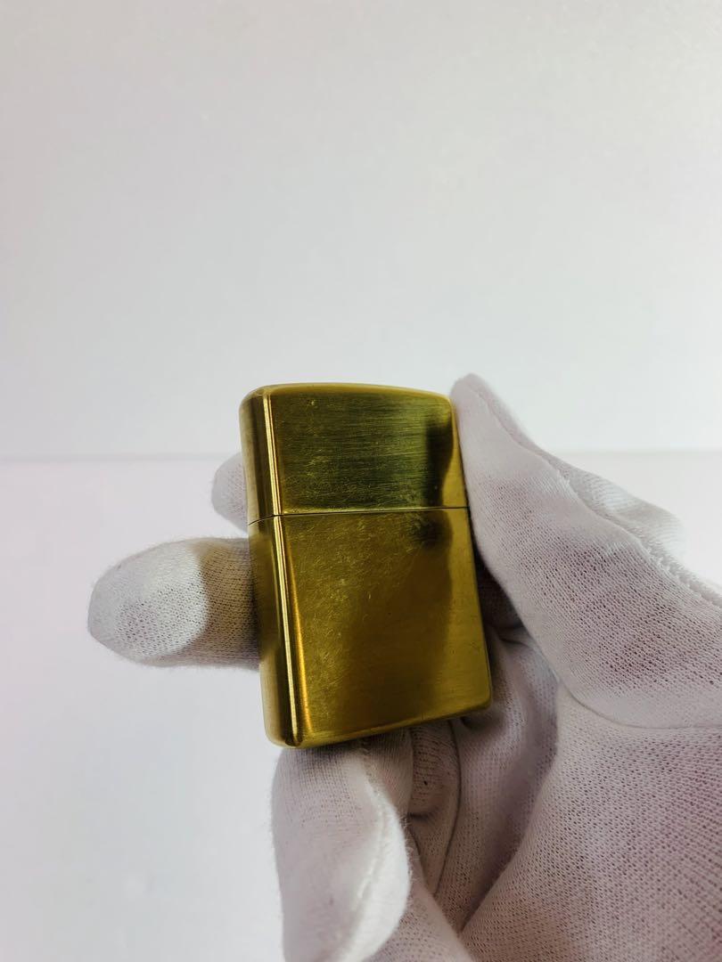 【動作確認済】Marlboro Zippoライター ビンテージスタイル ブラス色