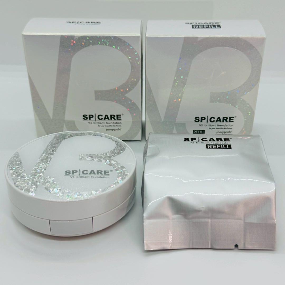 スピケア V3 ブリリアントファンデーション 本体・レフィルセット 正規品 新品