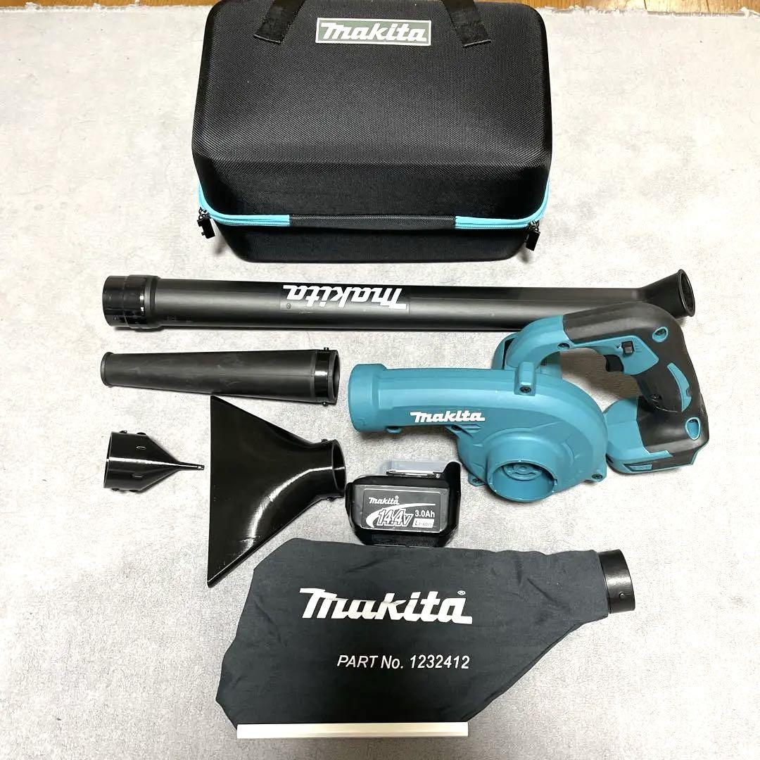 Makita 充電式ブロワー UB144Dバッテリー付き。