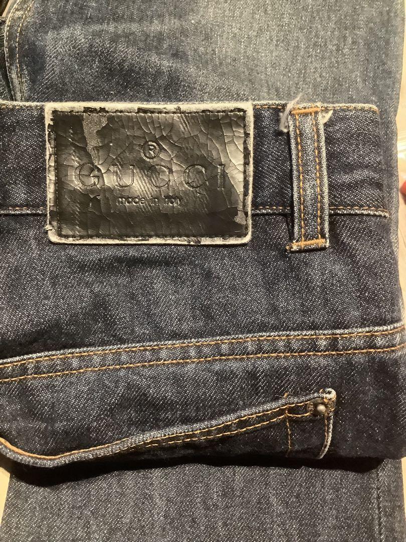 GUCCI ダメージ加工 デニムパンツ 美品 セール‼️