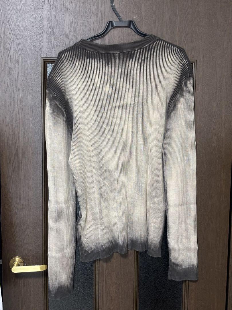Men's Treated jumper with metal logo insert | Beige | Diesel