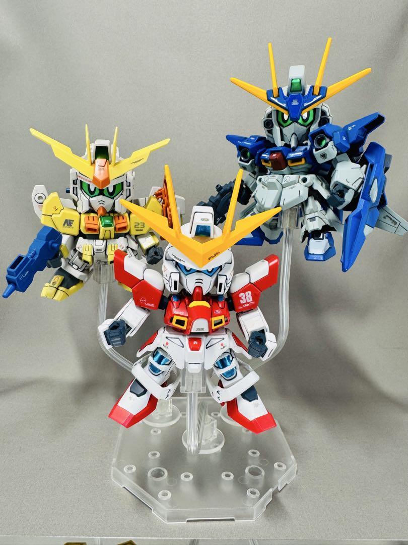 SDチームトライファイターズ 完成品3体セット ビルドファイターズトライ SDチームトライファイターズ 完成品3体ビルドファイターズトライ