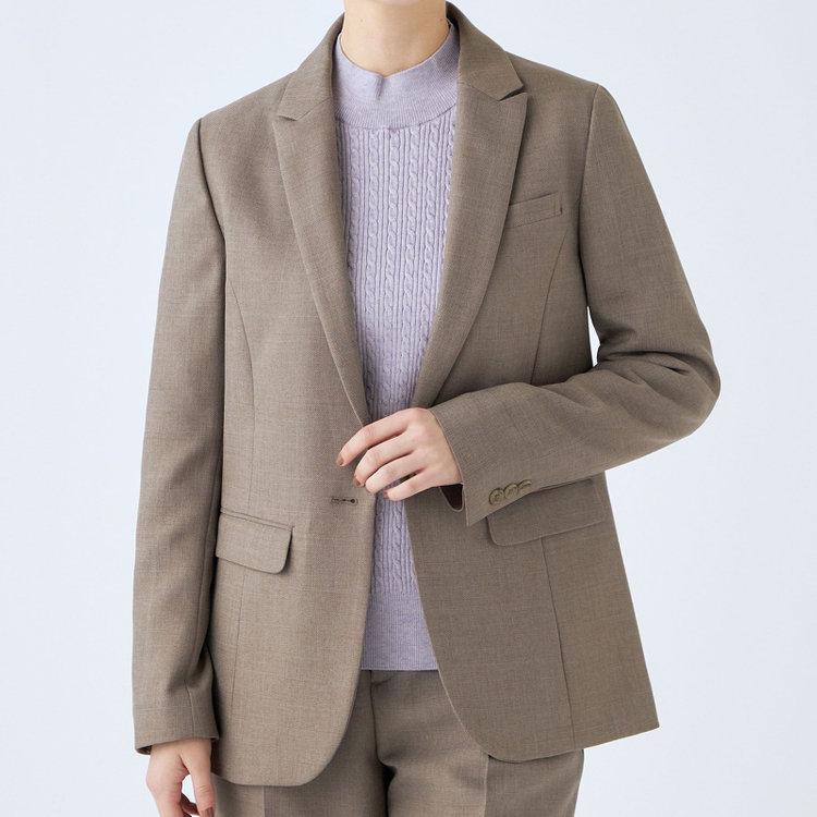 【完売品】suit select テーラードジャケット ベージュ モカ S