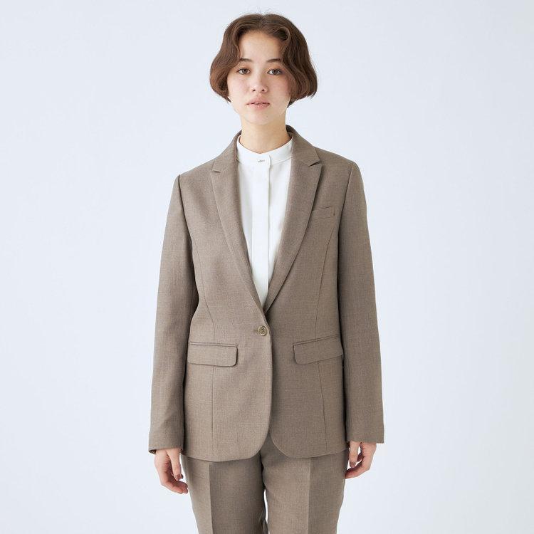 【完売品】suit select テーラードジャケット ベージュ モカ S