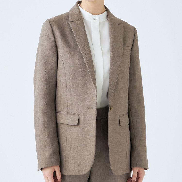 【完売品】suit select テーラードジャケット ベージュ モカ S