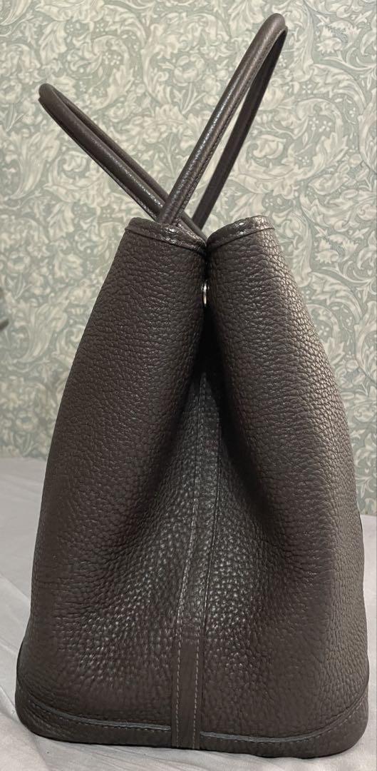 HERMES ガーデンパーティ 36 PM ネゴンダ エベンヌ 茶 T刻印