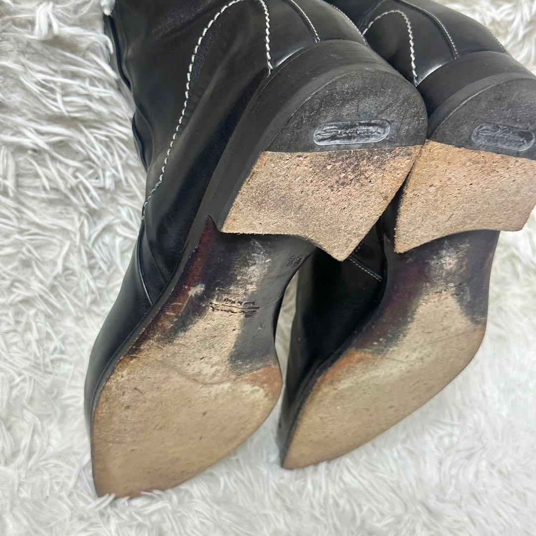 ⭐️希少・極美品⭐️ SANTONI ショートブーツ サイドジップ イタリア製
