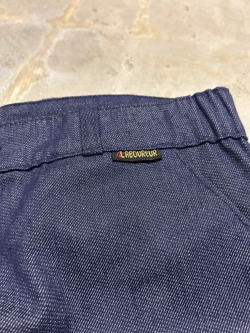 LABOUREUR ネイビー デニムパンツ