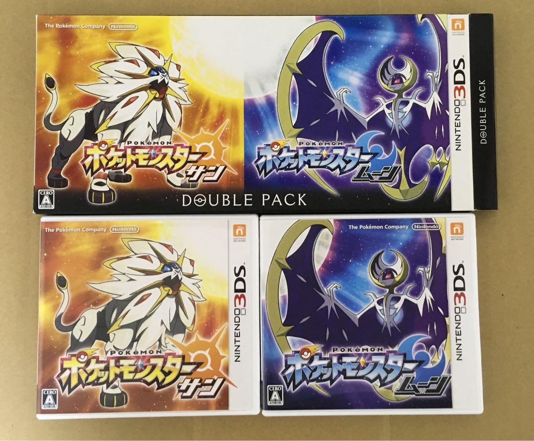 VGA85 未開封 ニンテンドー3DS ポケットモンスター サン&ムーン ダブル 3DS ポケットモンスター サン・ムーン ダブルパック 外箱付き