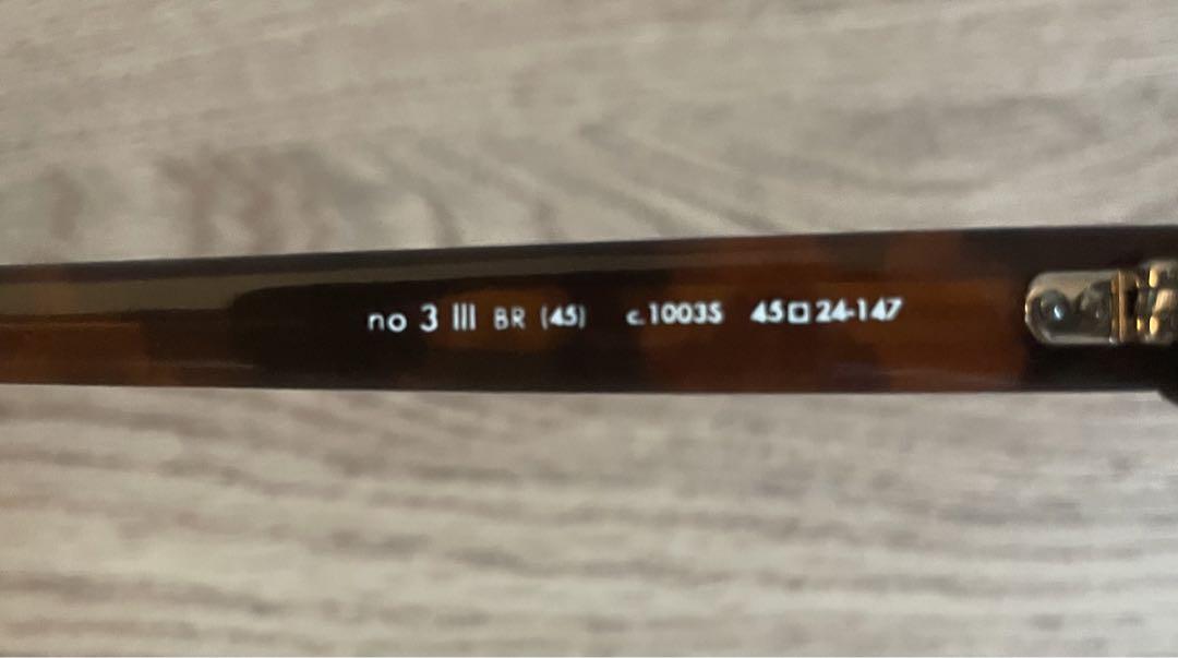 【10eyevan】NO.3 3BR 45 Col.1003S 10eyevan】NO.3 3BR 45 Col.1003S - メルカリ