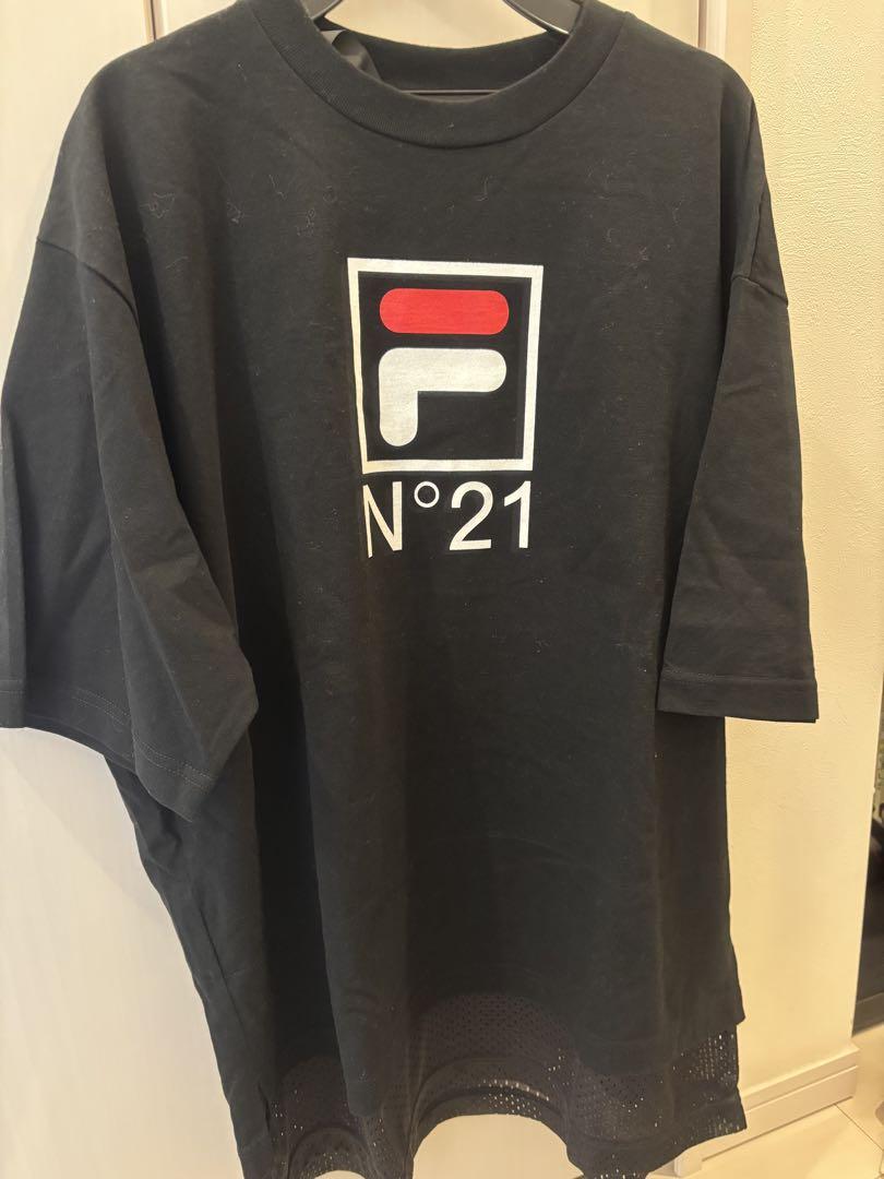 FILA N°21 Tシャツ 黒 新品タグ付き