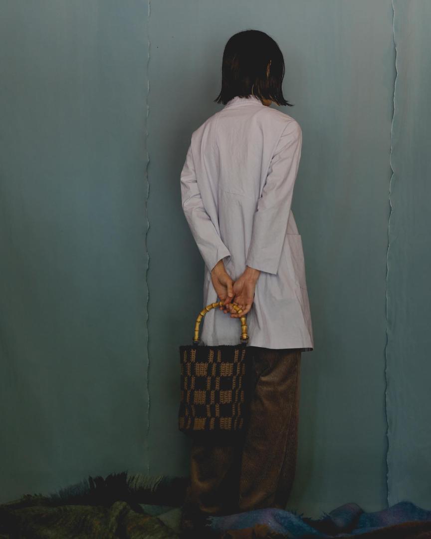 ２３AW MOI PERK モイ Switching Tunic シャツコート