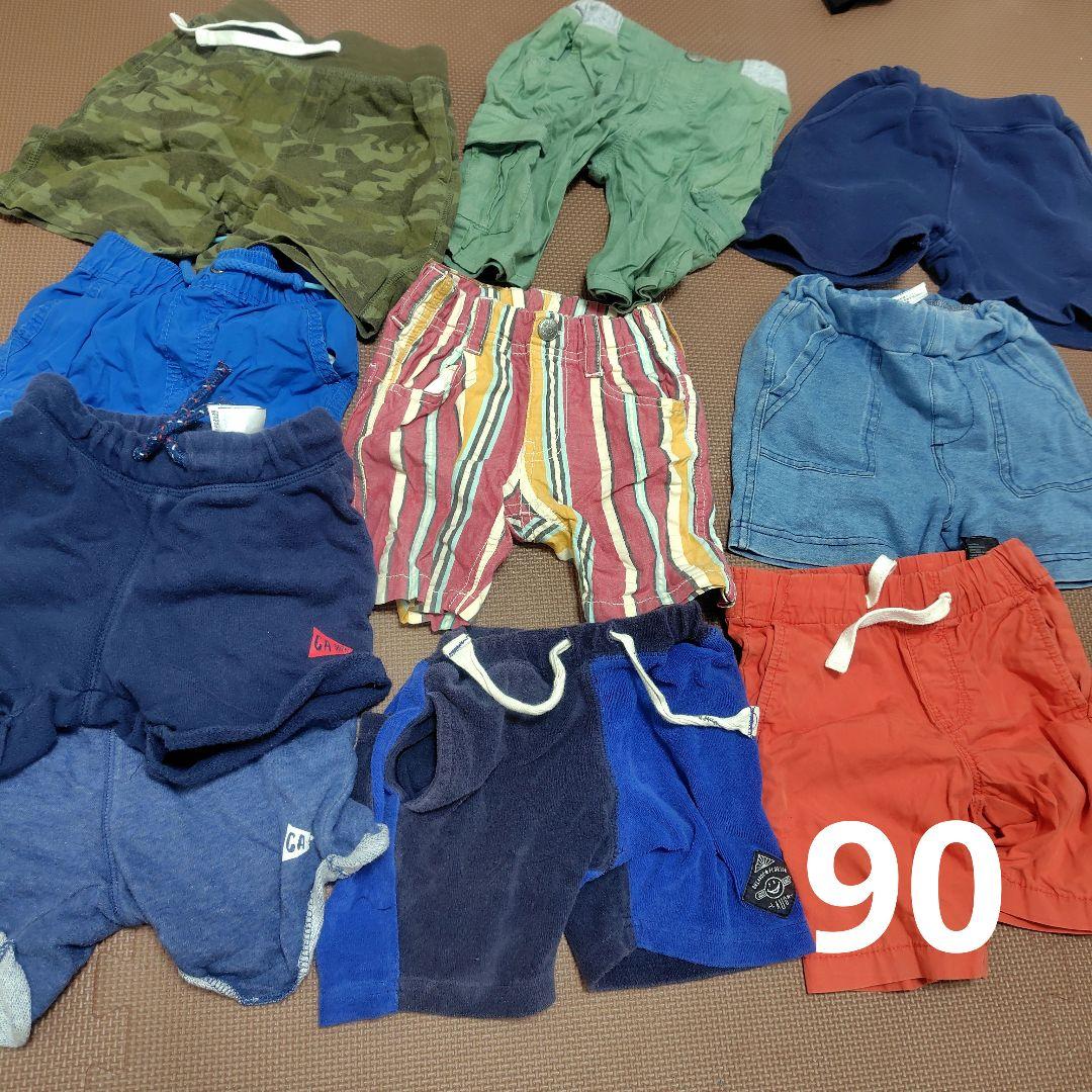 ハーフパンツ2点セット＋かばん　90サイズ babyGap ハーフパンツ 90サイズ 8点セット - メルカリ
