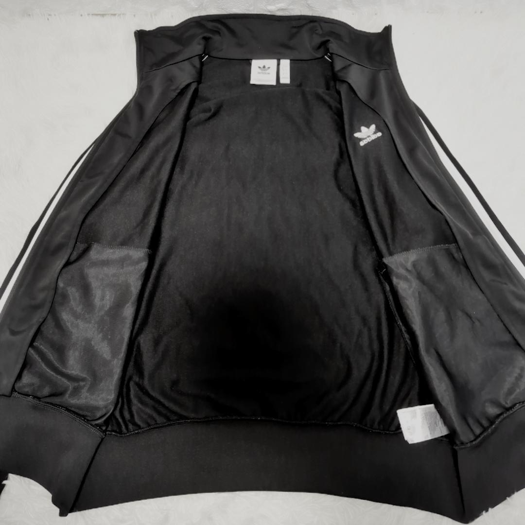 adidas ブラック トラックジャージ トラックジャケットLサイズ adidas トラックジャケット ジャージ ブラック アディダス