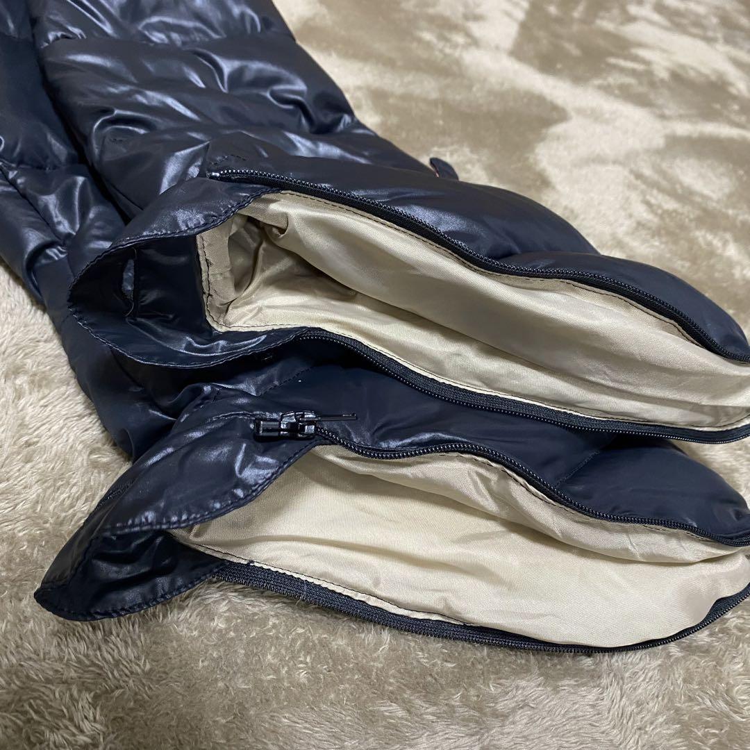 (美品) BURBERRY LONDON ダウンジャケット130A 袖帽子着脱可