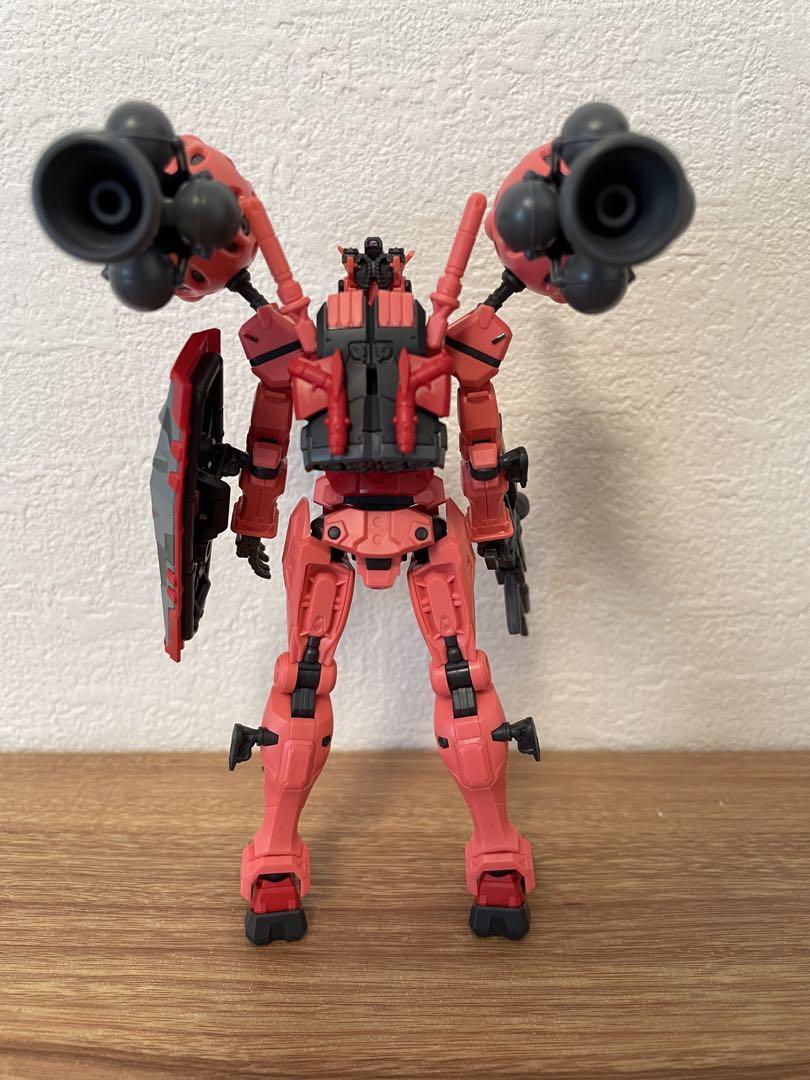 HG1/144ジークアクス & 赤いガンダム & アクションベース7