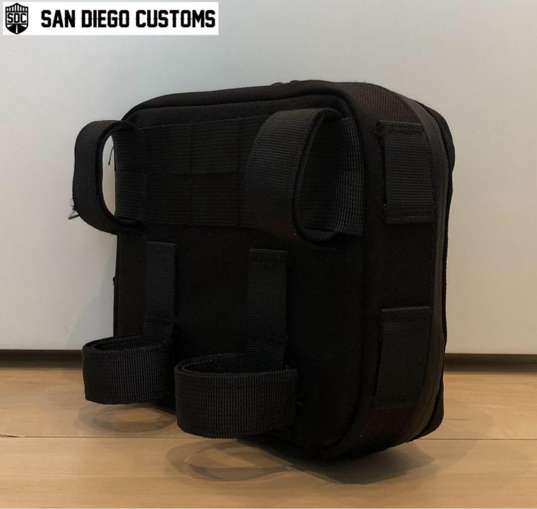 サンディエゴカスタムズ SDC Bar Bag バーバッグ バイク用
