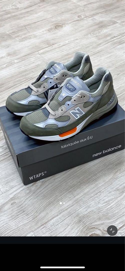 New Balance WTAPS オリーブグリーン スニーカー