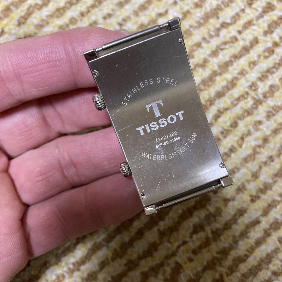 開催中セール一覧 本体のみ tissotバナナ メンズ 裏蓋ネジ欠品 時計