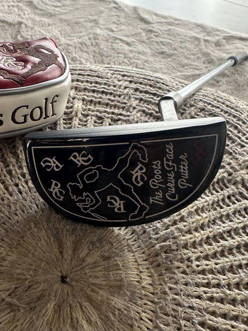 公式サイト 美品】Roots Golf 赤ヘッドカバー付き パター クラブ