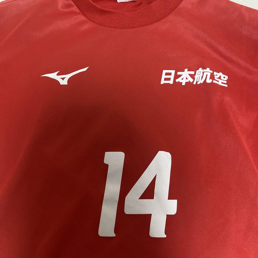 Mizuno 日本航空 サッカーシャツ 14 L