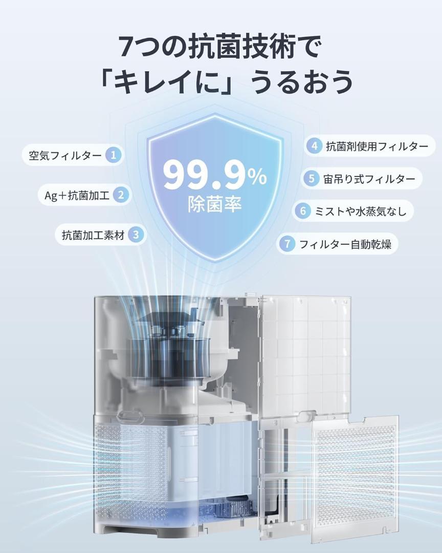 SwitchBot 加湿器 気化式 Alexa 大容量 - 4.5L