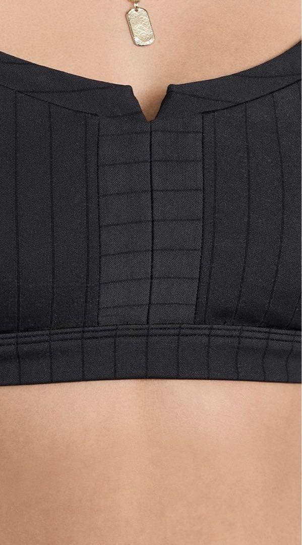 aloyoga Pinstripe Jacquard Bra ブラック　S Pinstripe Jacquard Captivate Bra - Anthracite/Black | ALO