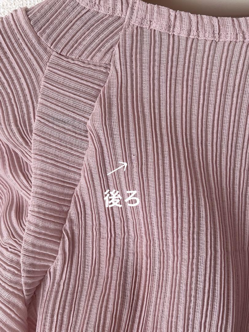 【再入荷】 ella_selectshop pleats cut blouse (pink) トップス