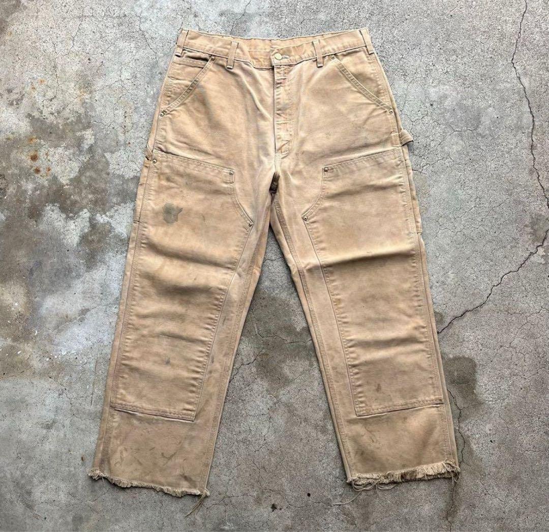 CARHARTT カーハート アメリカ製 ダブルニー ワークパンツ w86
