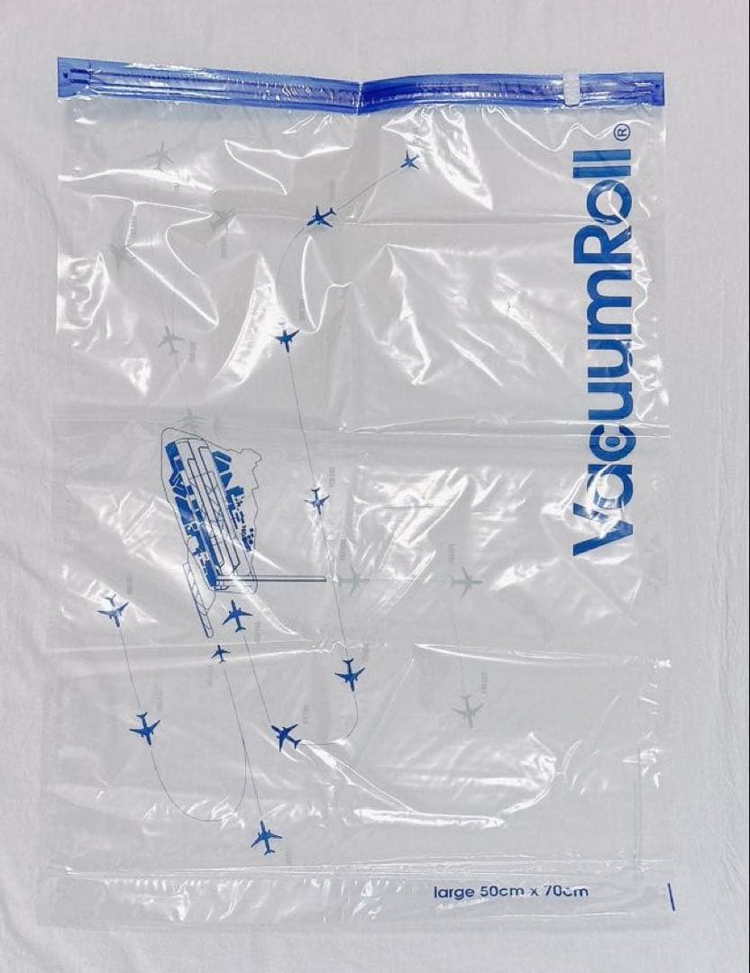 衣類圧縮袋 14枚セット 手巻き L4枚 M5枚 S5枚 ポンプ不要