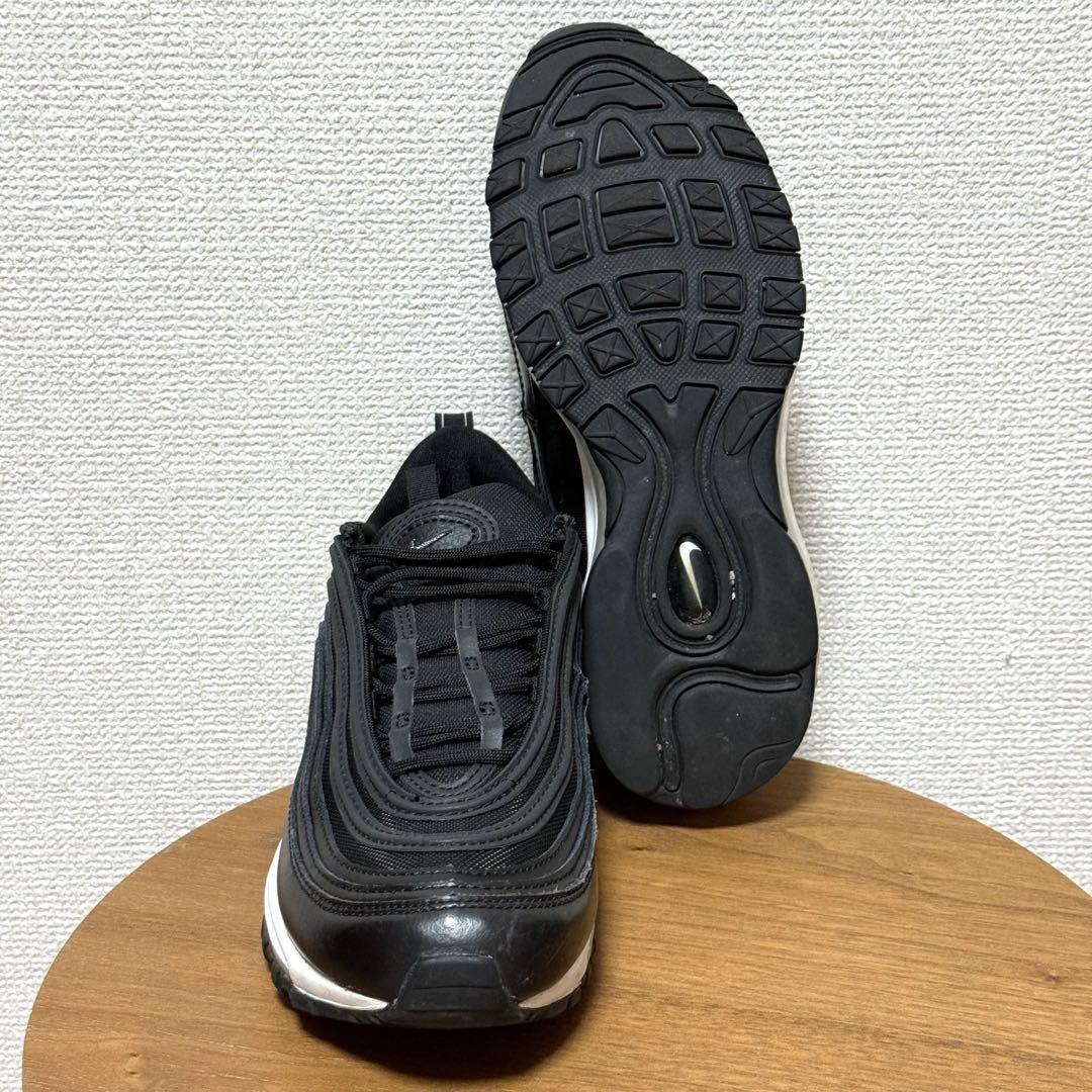 NIKE エアマックス97 ブラック ホワイト 24.5cm 美品