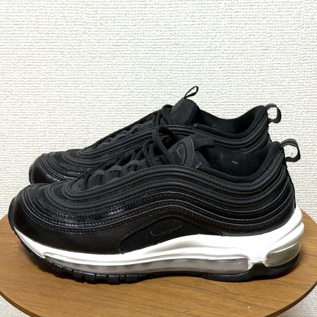 NIKE エアマックス97 ブラック ホワイト 24.5cm 美品