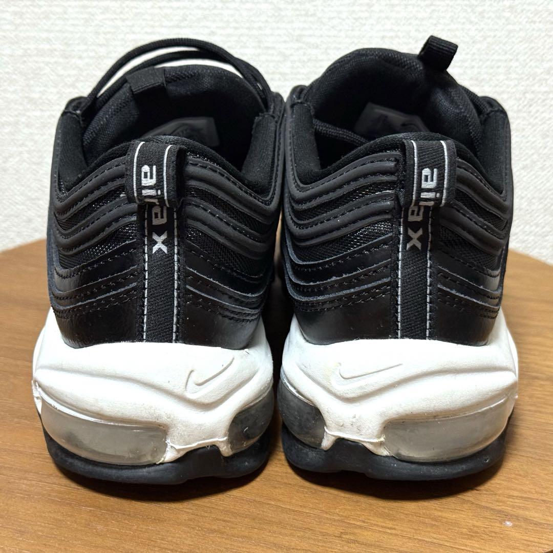 NIKE エアマックス97 ブラック ホワイト 24.5cm 美品