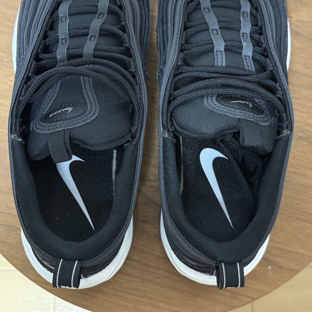 NIKE エアマックス97 ブラック ホワイト 24.5cm 美品