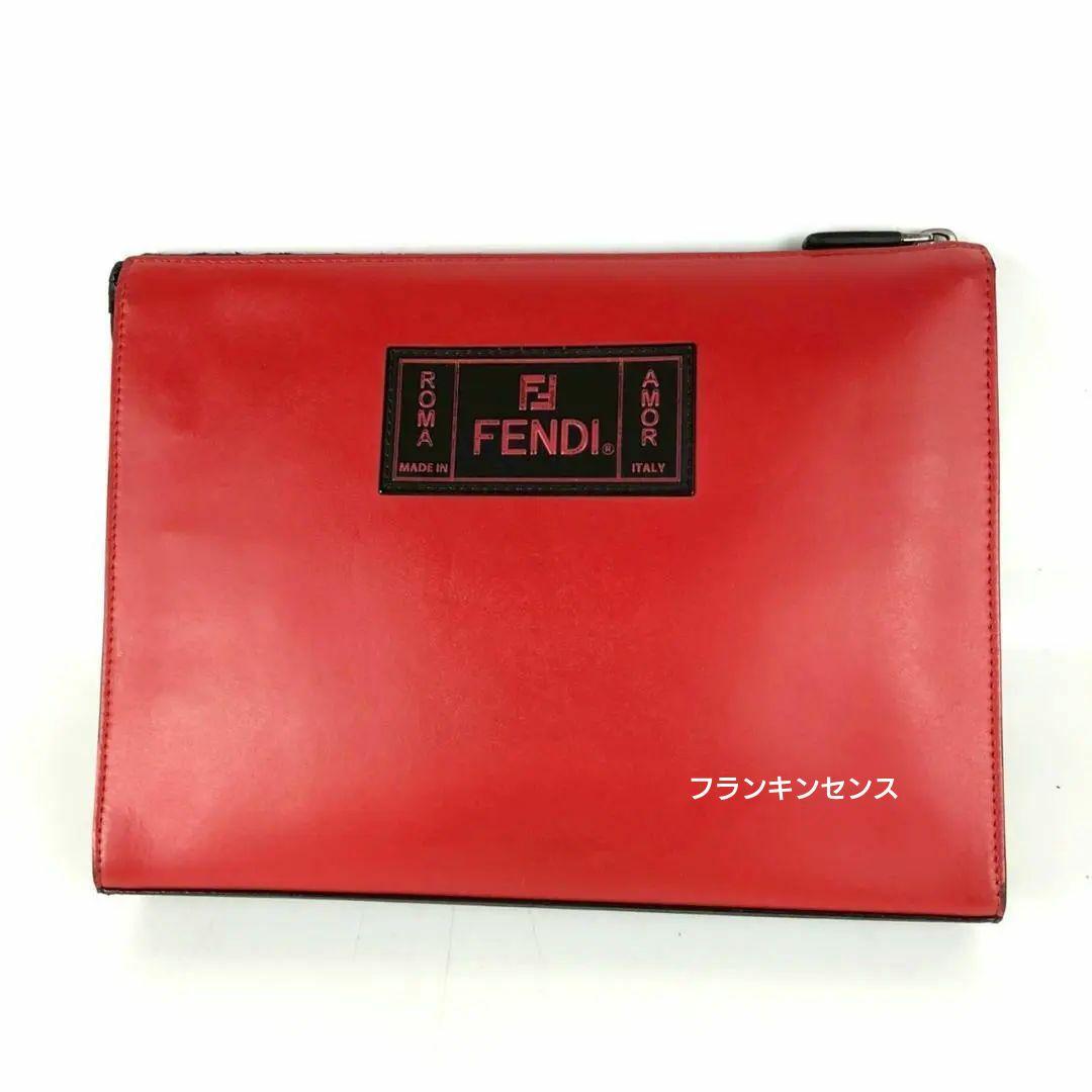 FENDI フェンディ クラッチバッグ ロゴ レディース ブランド