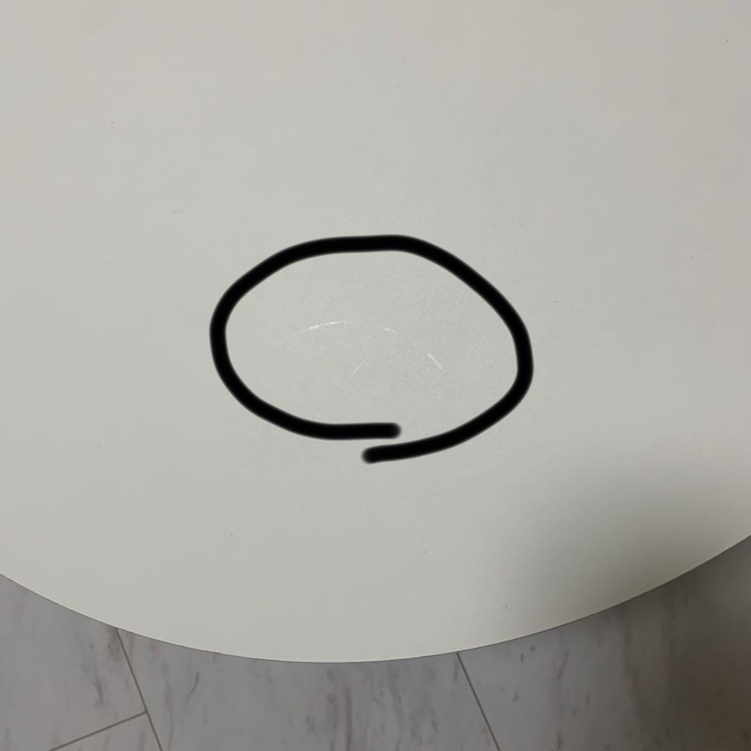 こたつテーブル　丸型　円　70cm リバーシブル