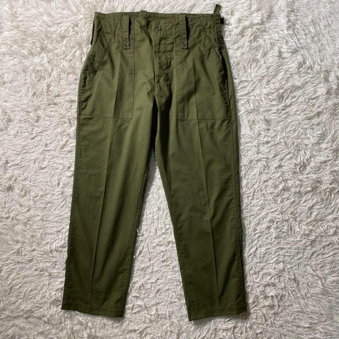 【美品】ミリタリー　ベイカーパンツ　80s　実物　イギリス軍　ライトウェイト　L