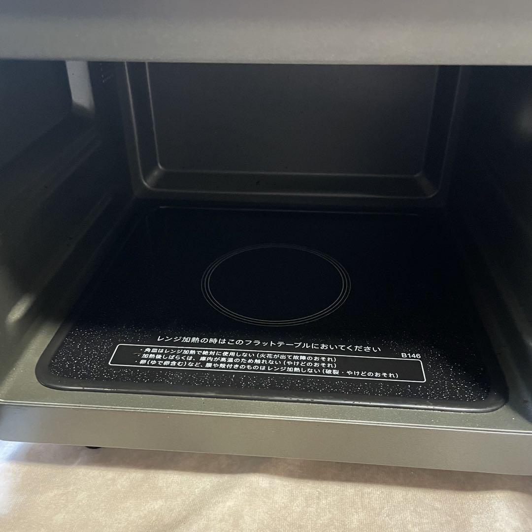 【美品】SHARP オーブンレンジ RE-S55EJ-B ブラック 保証付き