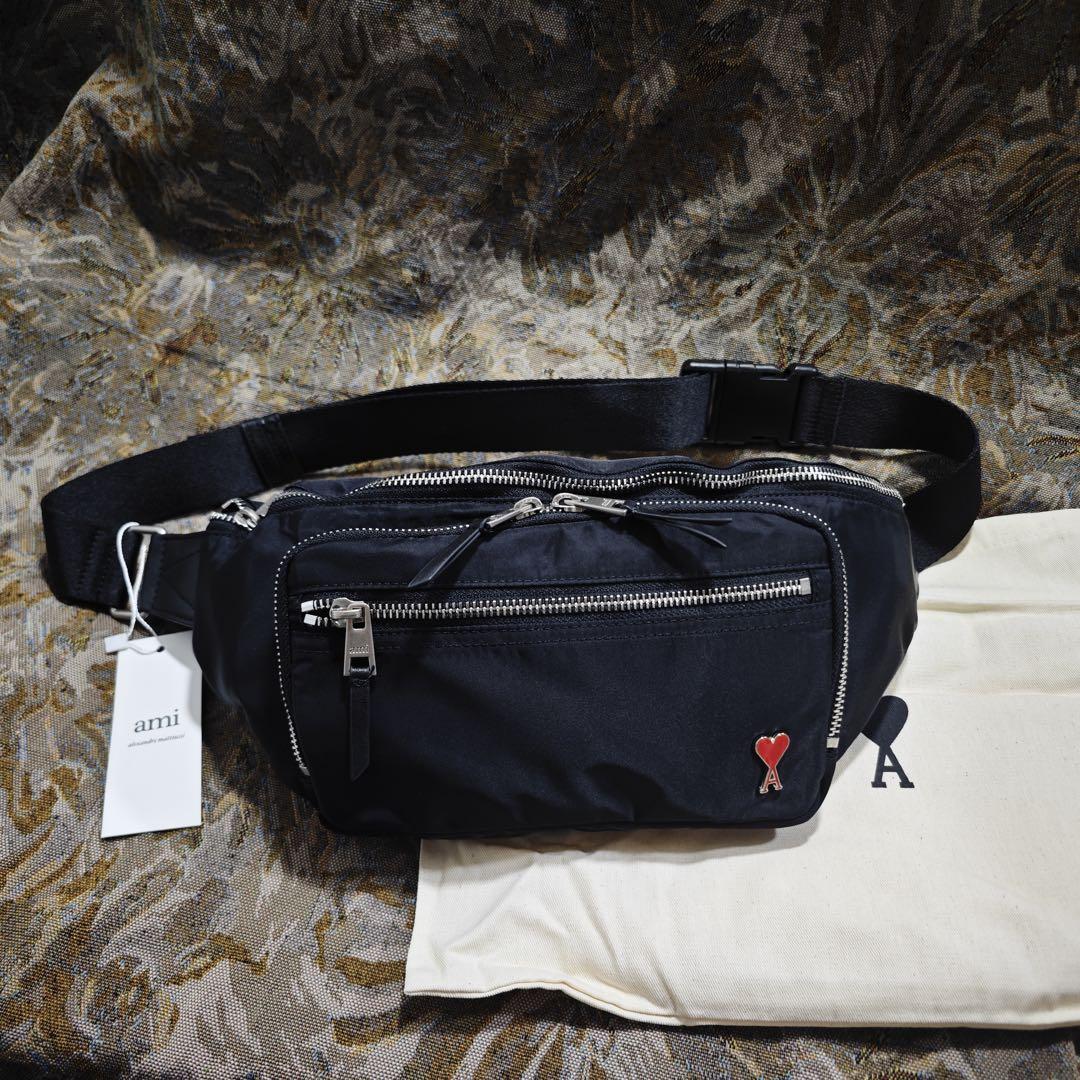 AMI Paris ウエストポーチ Amazon | AMI アミパリス バッグ AMI DE COEUR バムバッグ