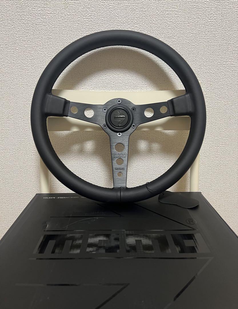 【BLACK EDITION】MOMO モモ プロトティーポ　ステアリング