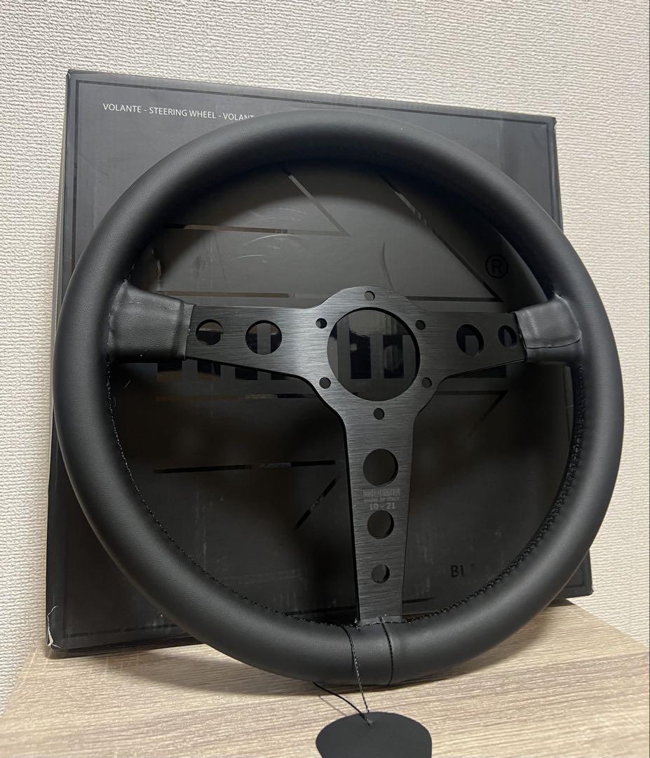 【BLACK EDITION】MOMO モモ プロトティーポ　ステアリング