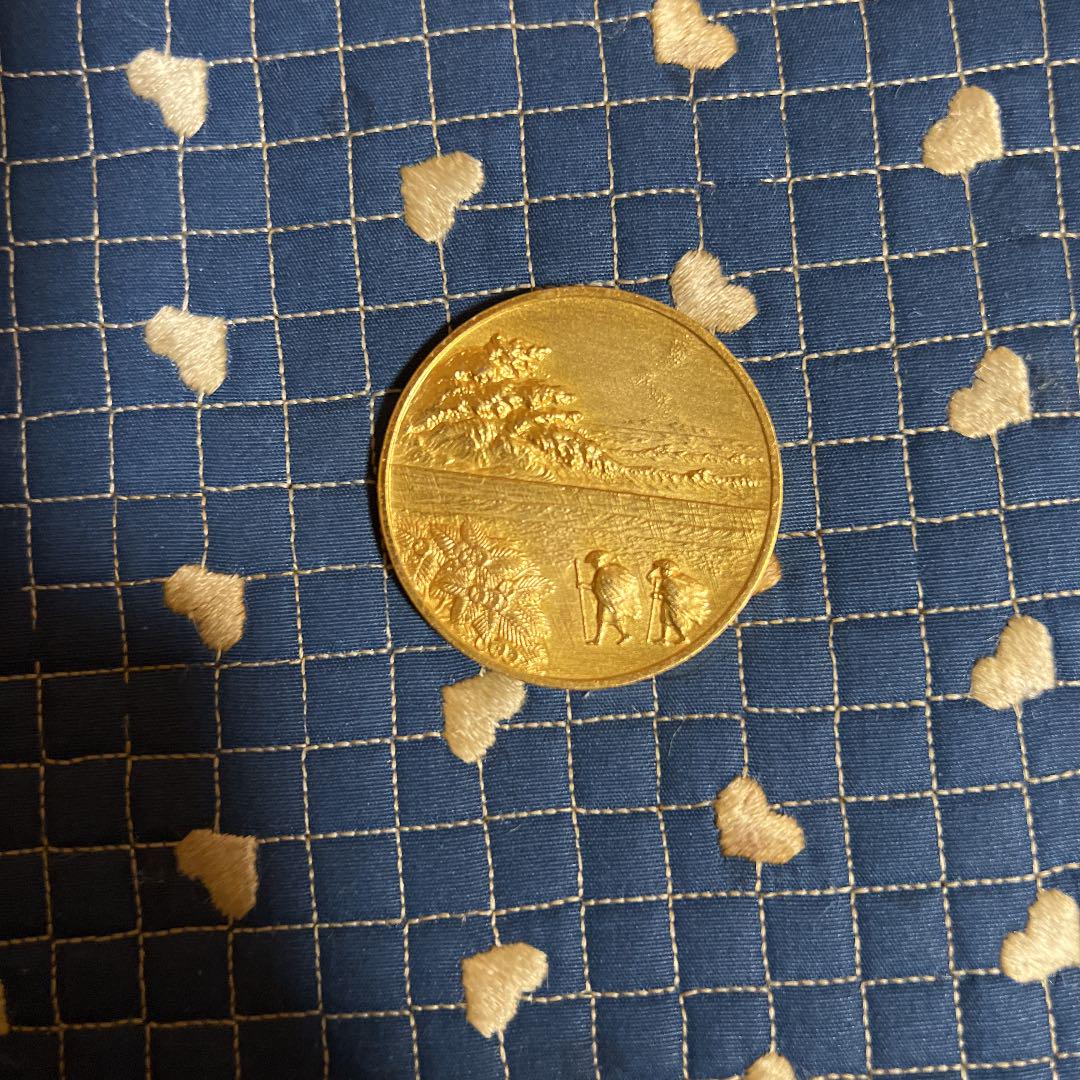 日本切手の記念メダルです