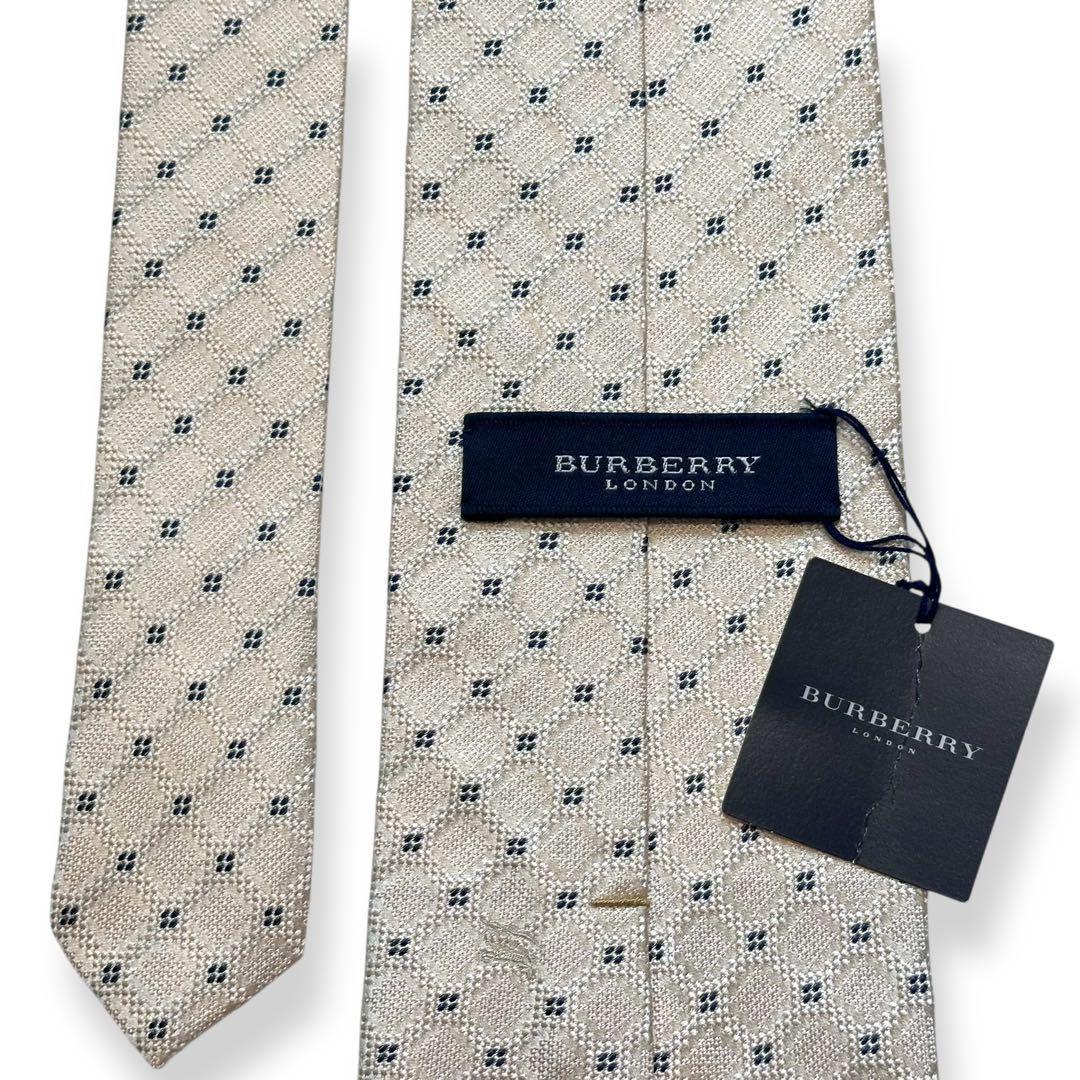 タグ付き美品✨BURBERRY LONDON ネクタイ ホースロゴ ジャガード